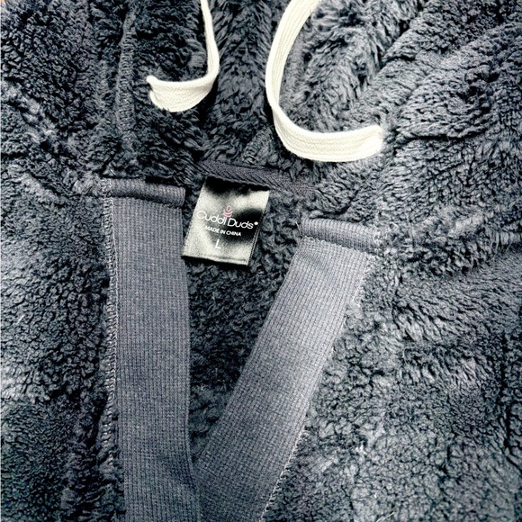 NWT Cuddl Duds Super Soft Navy Super Warm Hooded Pullover - Picture 5 of 8